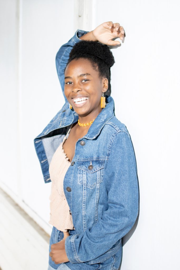 Colour photo of Brisbane fashion model Atanasia Bukuru. Photo by Matthew Cornell Photography.